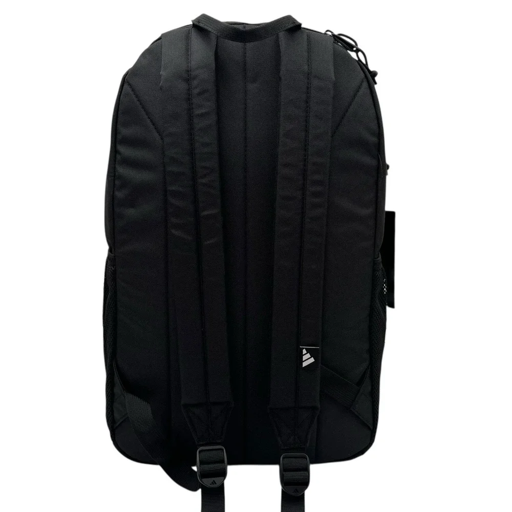 Adidas Classic 3S 5 Unisex School Backpack Fits 16" Laptop Black White Stripes - Picture 4 of 13